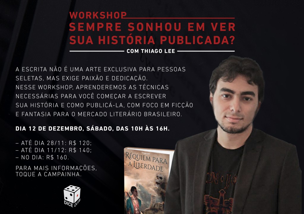 Workshop – Escreva e publique sua&nbsp;história